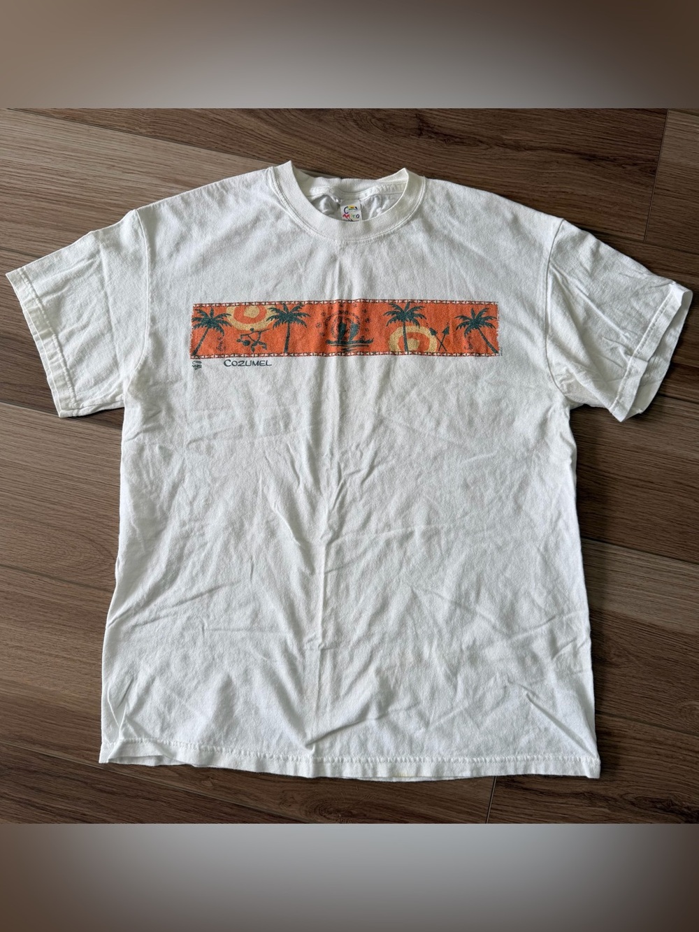 Vintage Cozumel Mexico Tribal Aztec T Shirt